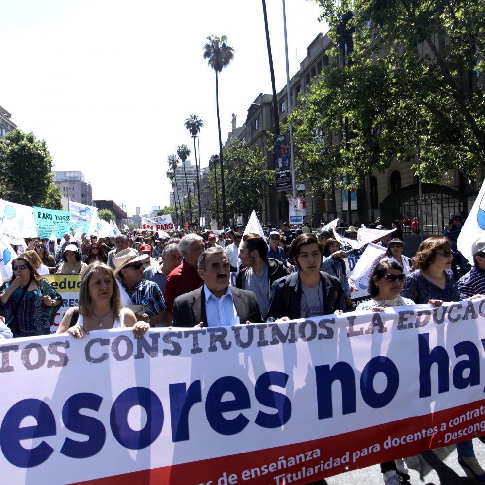 Colegio de Profesores inicia una semana continua de protestas