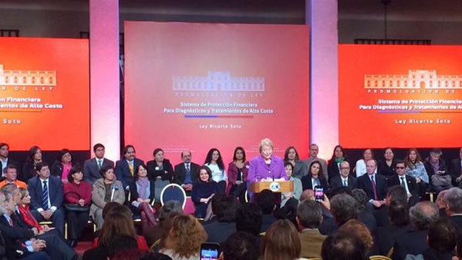 Presidenta Bachelet promulgó la 