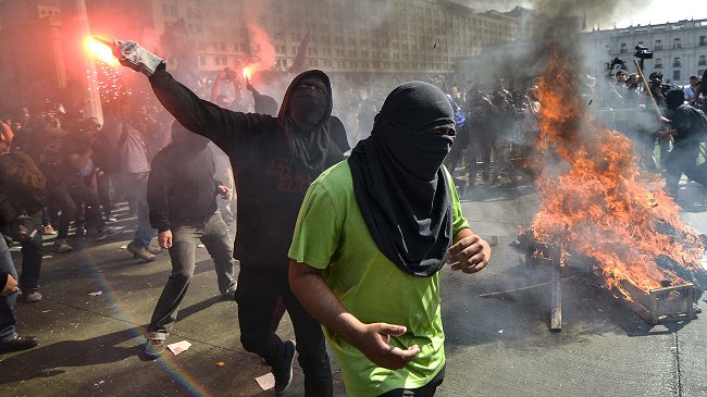 Destrozos en marchas: Patricio Zapata repudió el 