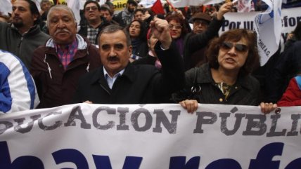 Los profesores marchan por la Alameda