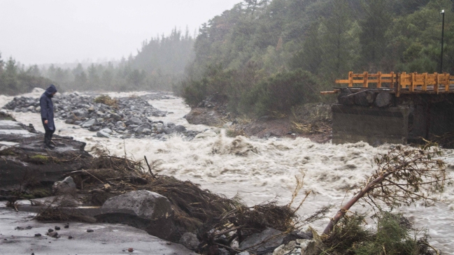 Temporal entre La Araucanía y Aysén: Esperan 50 milímetros de agua en 12 horas