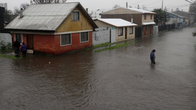 Meteorología: Fuertes precipitaciones seguirán afectando a la zona sur del país
