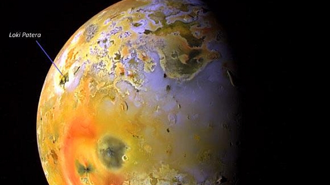 Observatorio estadounidense captó un enorme lago de lava en luna de Júpiter