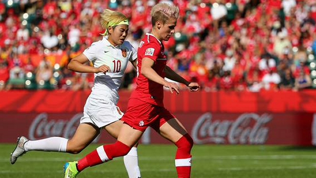 Canadá superó por la cuenta mínima a China en Mundial Femenino