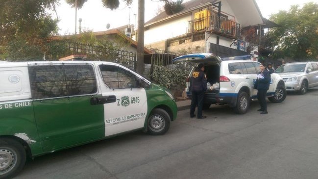 Carabineros detuvo a autor confeso de femicidio en Lo Barnechea