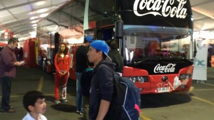   El bus de la selección chilena ya está en la ExpoF11 