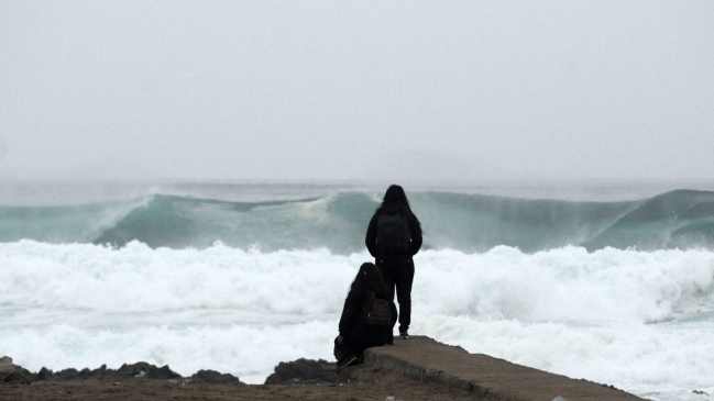 Alerta de marejadas desde el Golfo de Penas hasta Arica