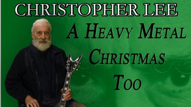 La faceta de Christopher Lee como cantante metal