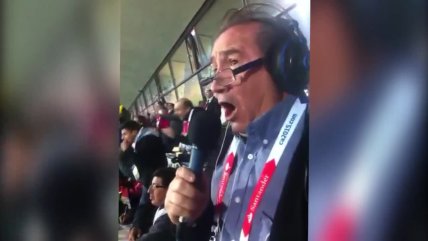   Así relató Ernesto Díaz Correa el primer gol de Chile en Copa América 2015 