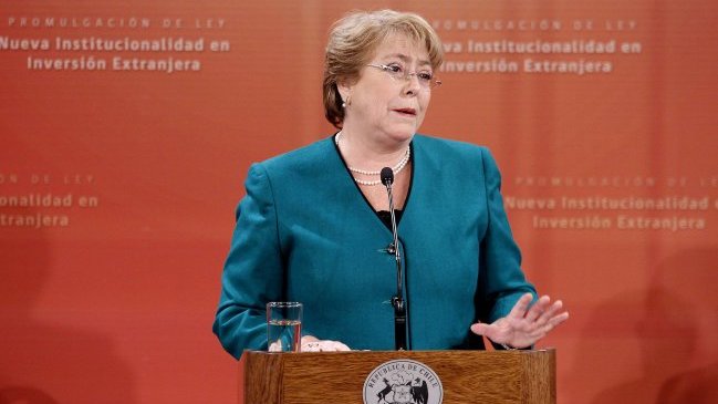 Presidenta Bachelet promulgó nuevo marco para la inversión extranjera