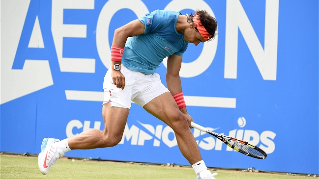 Rafael Nadal tuvo amargo estreno en el ATP de Queen's