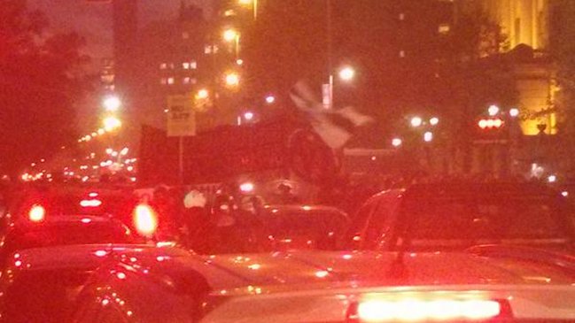 La jornada de manifestaciones en Chile