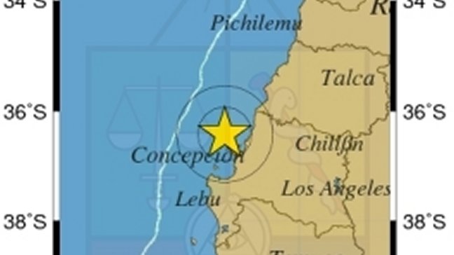 Fuerte sismo se sintió en la Región del Biobío