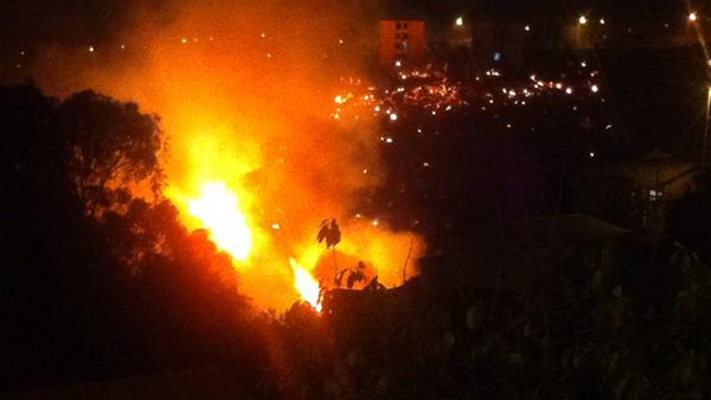 Incendio consumió cinco hectáreas de matorrales en el límite de Viña y Valparaíso