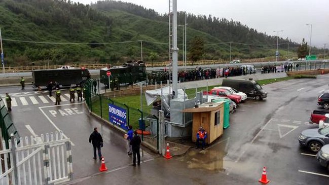 Profesores y estudiantes protestaron contra Bachelet en Concepción