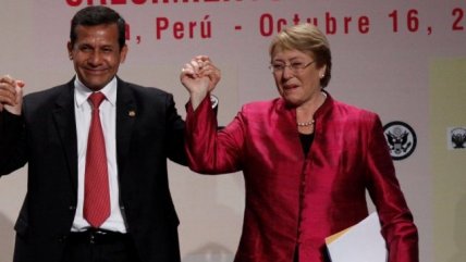  Bachelet suspendió bilateral con Humala  