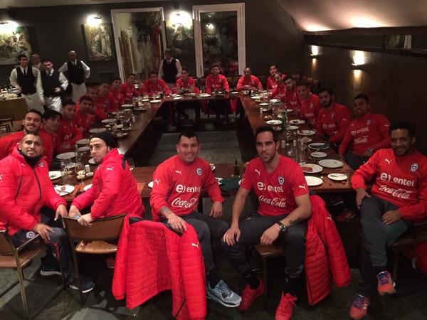 La arenga de Gary Medel en la cena de la selección chilena