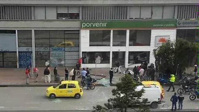 Dos explosiones se registraron en el centro de Bogotá