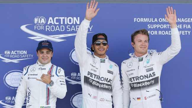 La grilla de largada del Gran Premio de Gran Bretaña