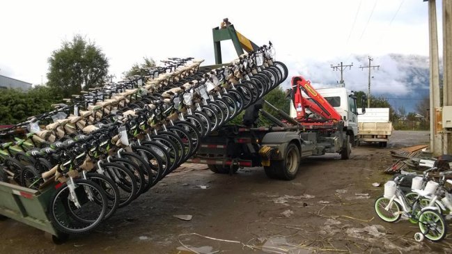 Municipalidad de Aysén regalará 2.200 bicicletas a sus estudiantes
