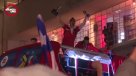 La celebración de los campeones de América en el bus