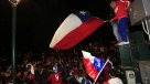 El festejo de los hinchas de Chile en Viña del Mar