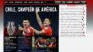 La prensa internacional aplaudió la victoria de Chile en Copa América