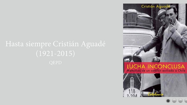 Falleció el escritor catalán Cristián Aguadé