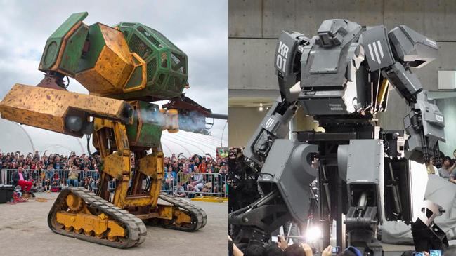 Robots gigantes de Japón y EE.UU. librarán una batalla cuerpo a cuerpo