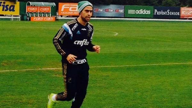 Jorge Valdivia no se tomó descanso y ya se integró a Palmeiras