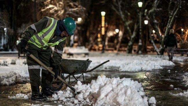 Autoridades reforzaron plan de contingencia ante nevazón en Punta Arenas