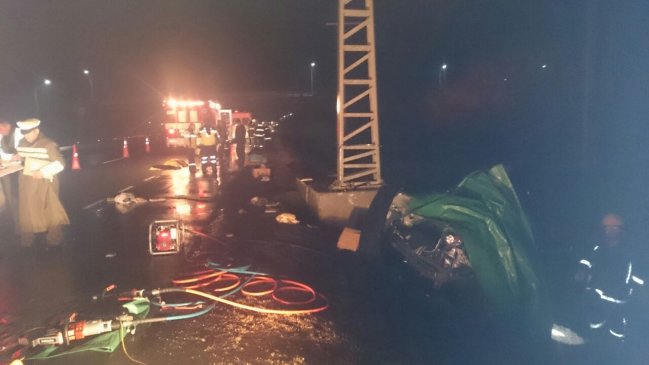 Accidente de tránsito en Parral dejó cinco muertos y dos heridos