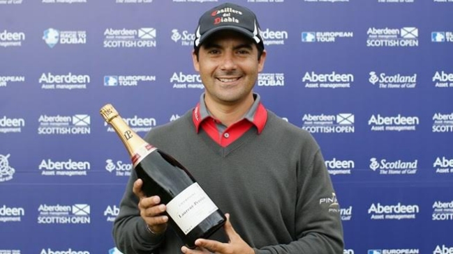Felipe Aguilar vivió positiva jornada en el Scottish Open