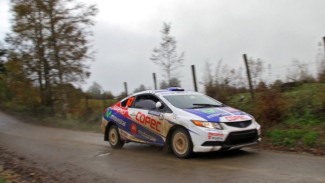 Francisco López fue segundo en el primer día del Rally Mobil en Concepción