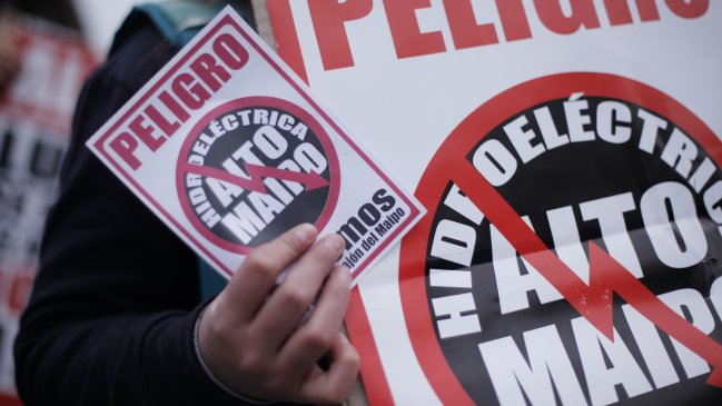 Nueva marcha se desarrolló en contra de Alto Maipo