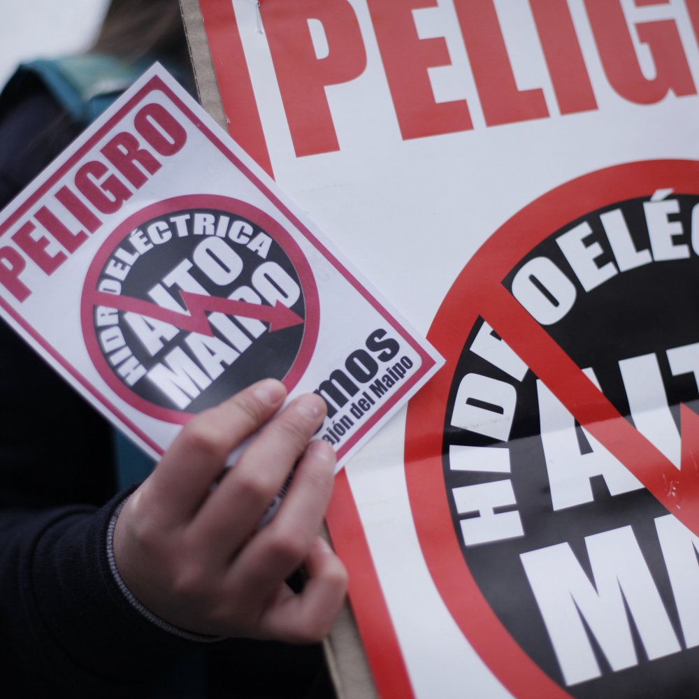 Nueva marcha se desarrolló en contra de Alto Maipo