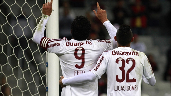 Christian Vilches actuó en ajustada caída de Atlético Paranaense frente a Fluminense