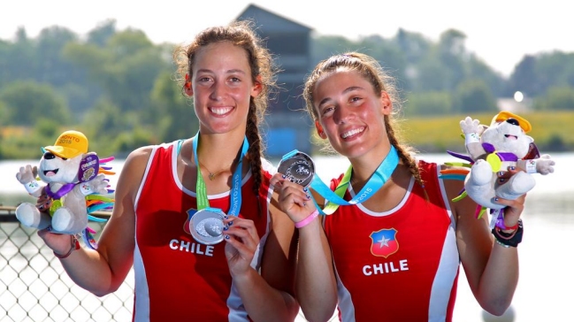 Hermanas Abraham lograron plata en el remo panamericano