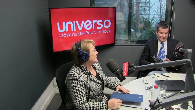 Presidenta Michelle Bachelet conversa con La Hora del Taco de Radio Universo