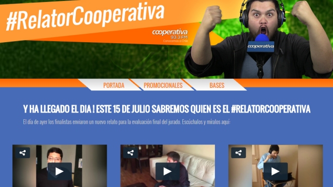 Este miércoles es la gran final de Relator Cooperativa
