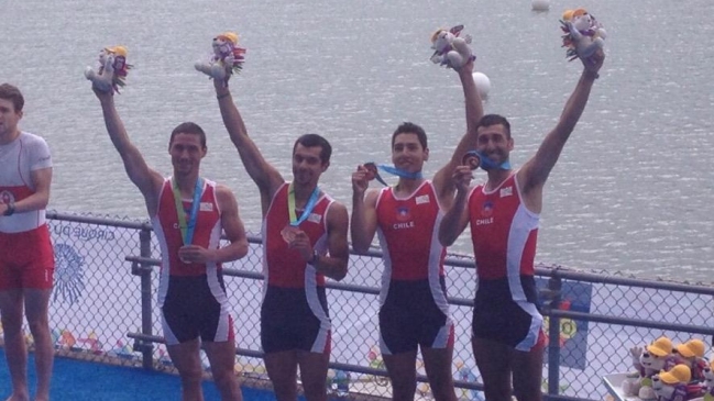 El remo le dio a Chile su novena medalla en los Juegos Panamericanos de Toronto 2015