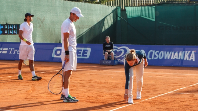 Peralta y Seeberger tuvieron paso directo a semifinales de dobles en Poznan