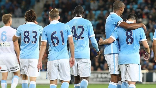 Manchester City de Manuel Pellegrini venció ajustadamante a Melbourne en amistoso