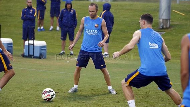 FC Barcelona llegó a Los Angeles para iniciar su gira