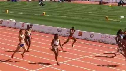   La carrera donde Isidora Jiménez rompió el récord de Chile en 100 metros planos 