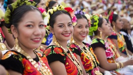 Las imágenes que dejó las fiesta de la Guelaguetza en México