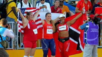   Natalia Ducó encabezó al Team Chile de atletismo este miércoles en Toronto 2015 
