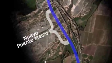   Así será en 2017 el nuevo puente sobre el río Maipo 