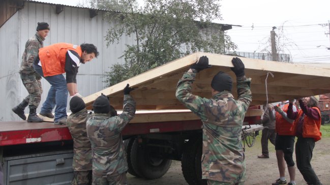 Comunidad eclesiástica de Talca donó seis casas para damnificados del norte