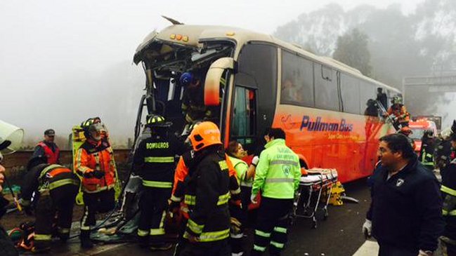 Al menos 15 lesionados por choque en nuevo ingreso a San Antonio